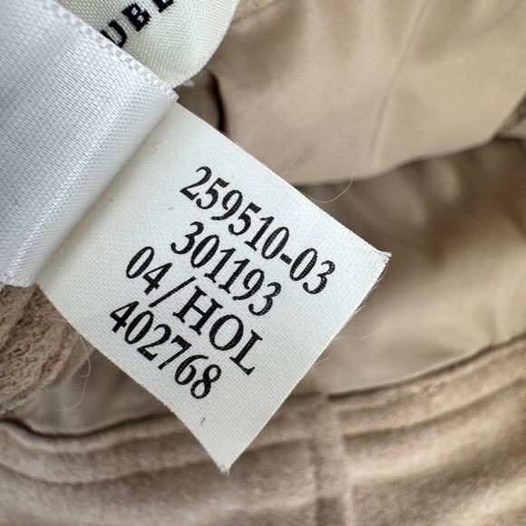 Banana Republic Pants Womens 8 Harrison Wool Cashmere Blend Wide Leg Tan Vintage - Picture 8 of 9